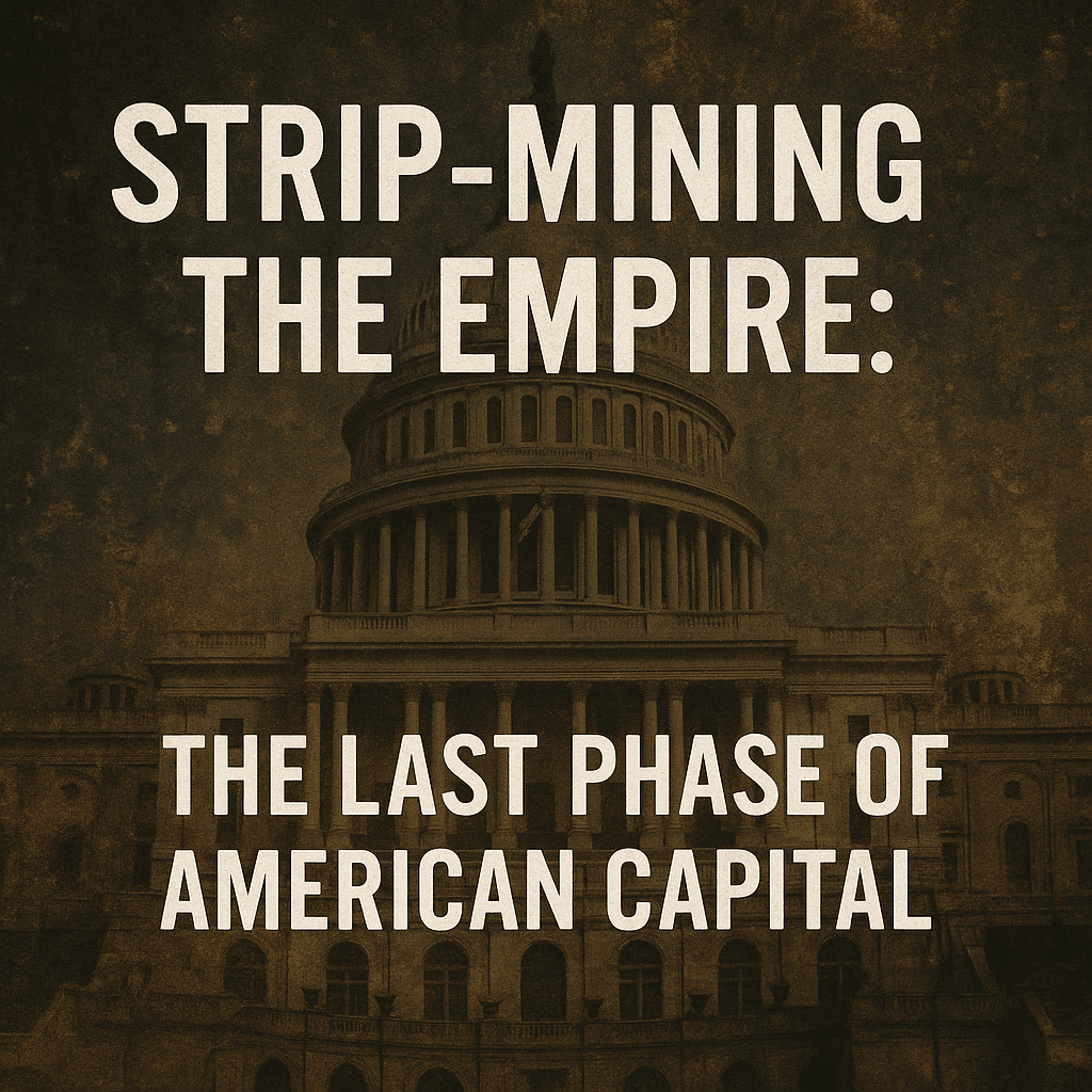 Cover artwork (cover.png) for the article titled Strip-Mining the Empire: The Last Phase of American Capital.