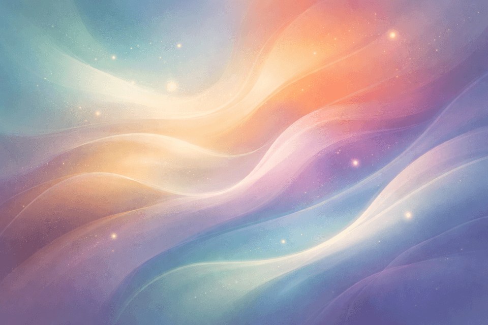 Abstract, calming gradients suggesting sensory intensity and quiet reflection