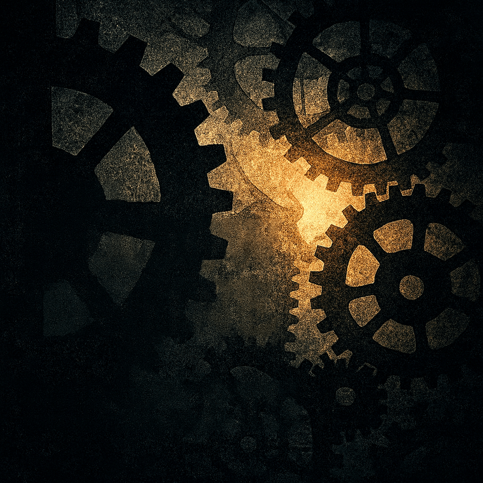 Cover artwork (cover.png) for the article titled The Shadow Engine of Markets: Understanding Derivatives, Perpetuals, Futures, and Options.