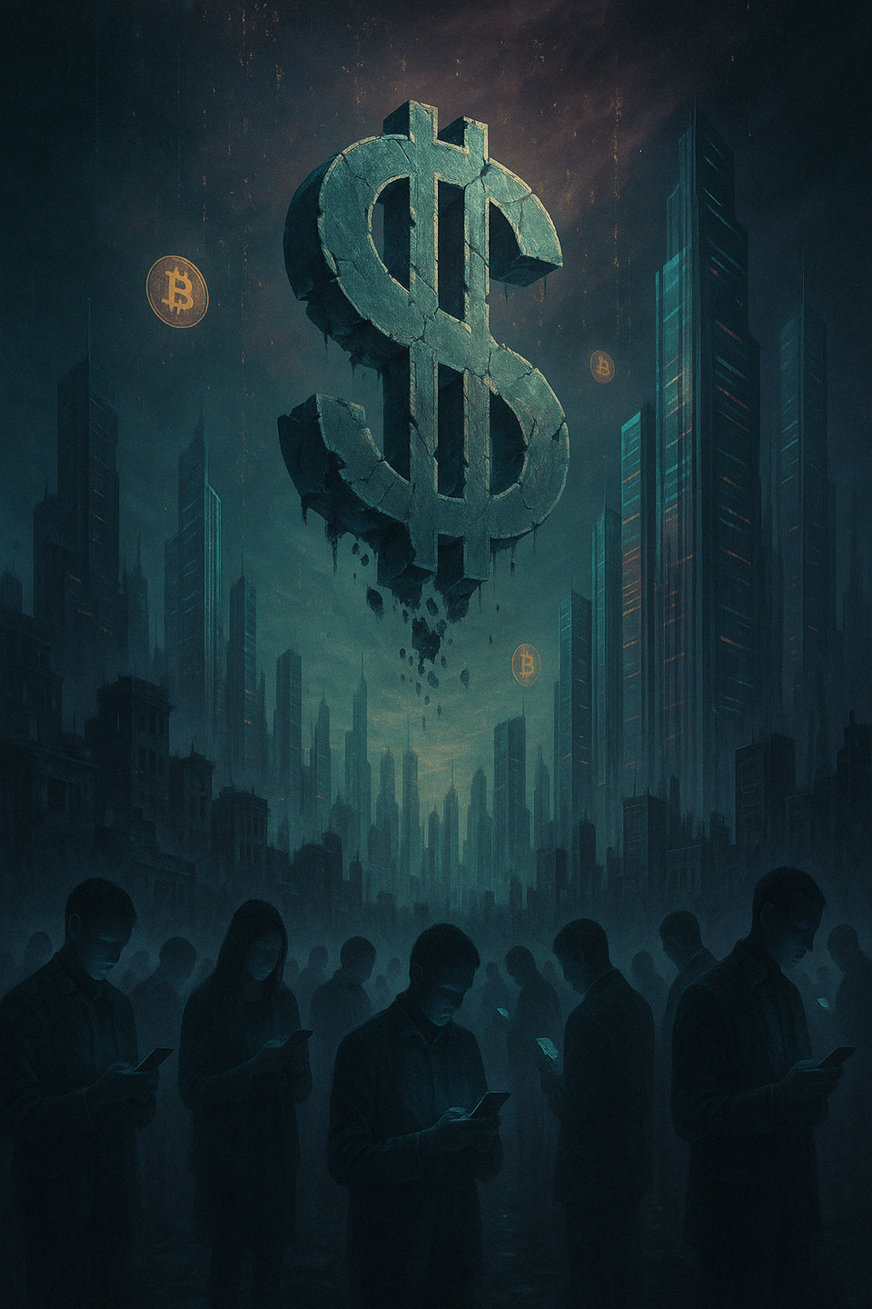 Cover artwork (cover.png) for the article titled The Death of the Dollar and the Rise of the Corporate State.