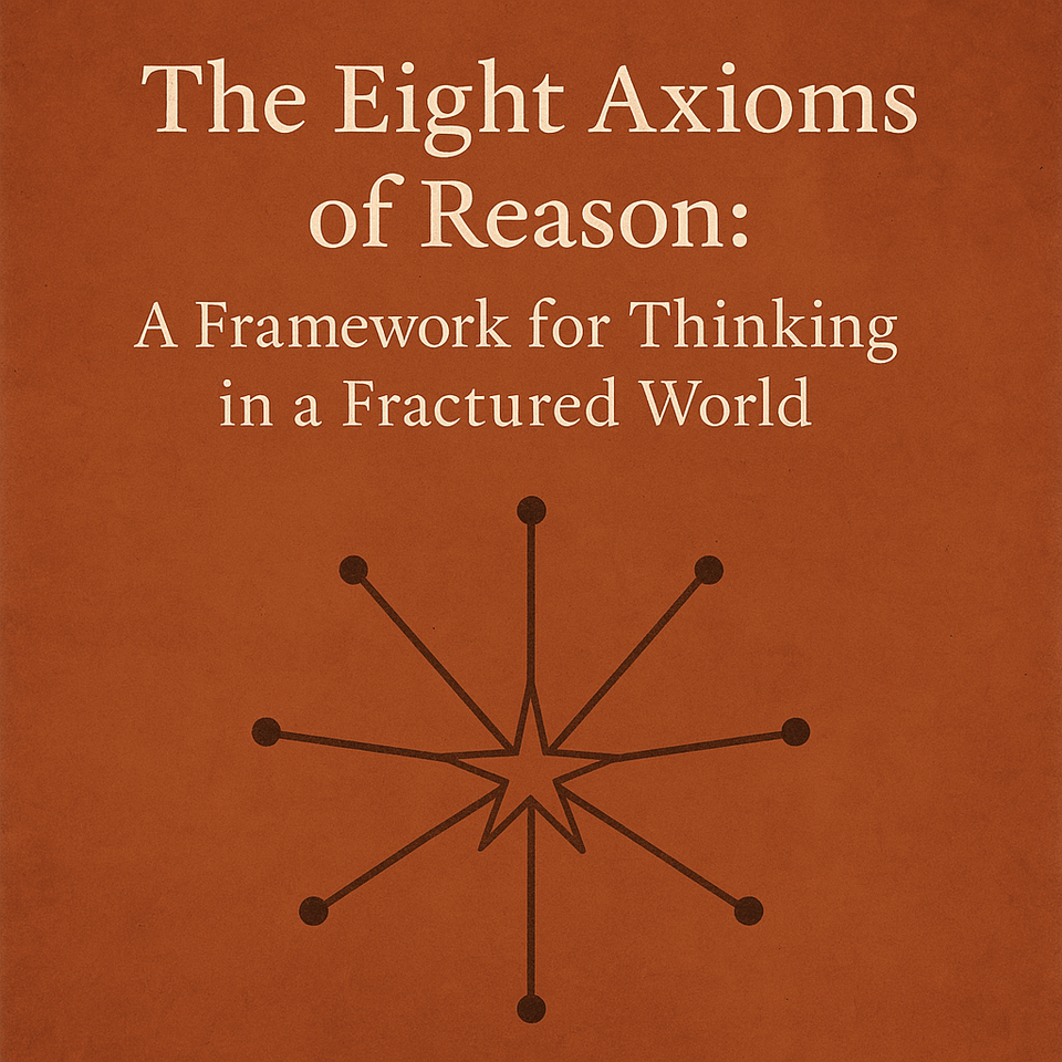 Cover artwork (cover.png) for the article titled The Eight Axioms of Reason: A Framework for Thinking in a Fractured World.