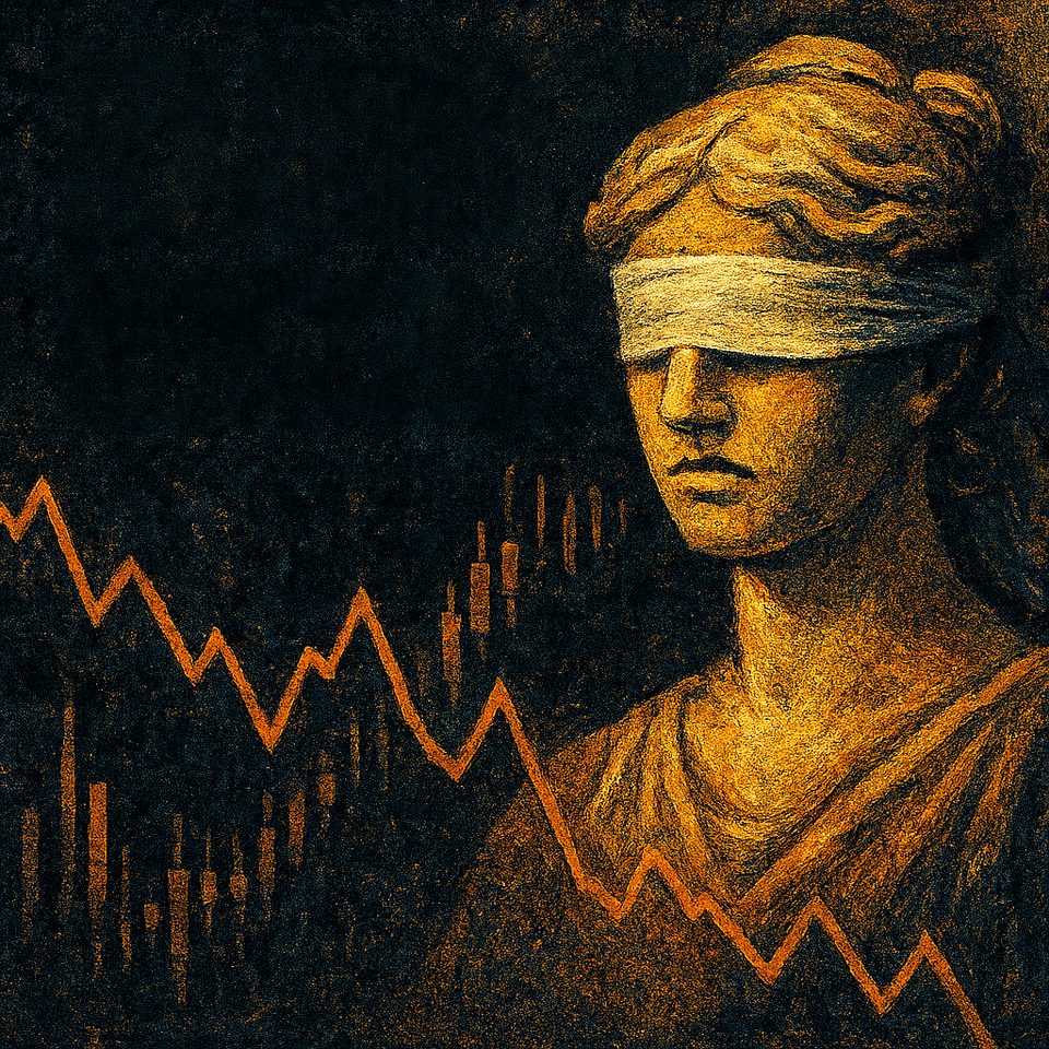 Cover artwork (cover.png) for the article titled The Market's Blindfold: Understanding Dark Pools, Hidden Venues, and Information Asymmetry.
