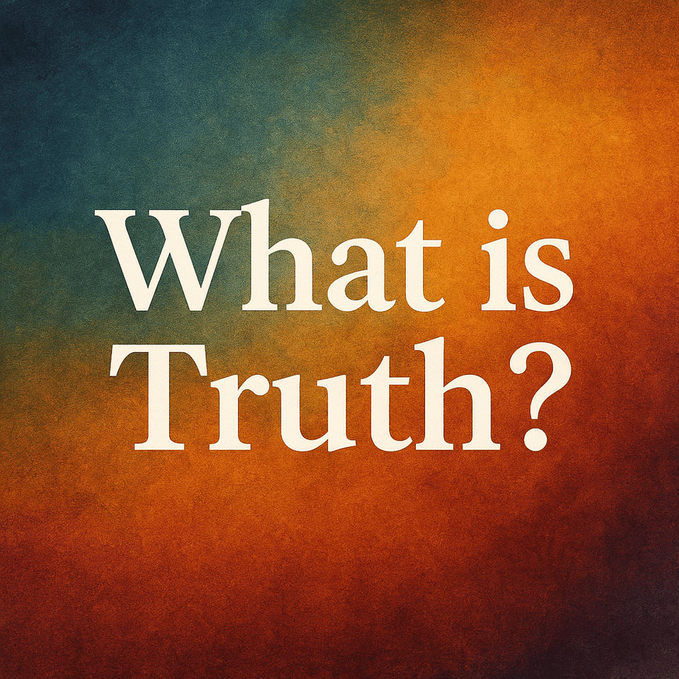 Cover artwork (cover.png) for the article titled What Is Truth? The Many Faces of Reality in Everyday Life.