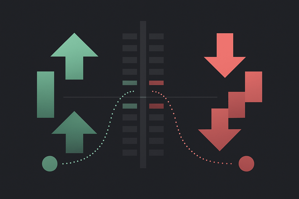 'Cover artwork (cover.png) for the article titled A Small Edge, Carefully Kept - and How It Connects to "Trading Big Bags".'