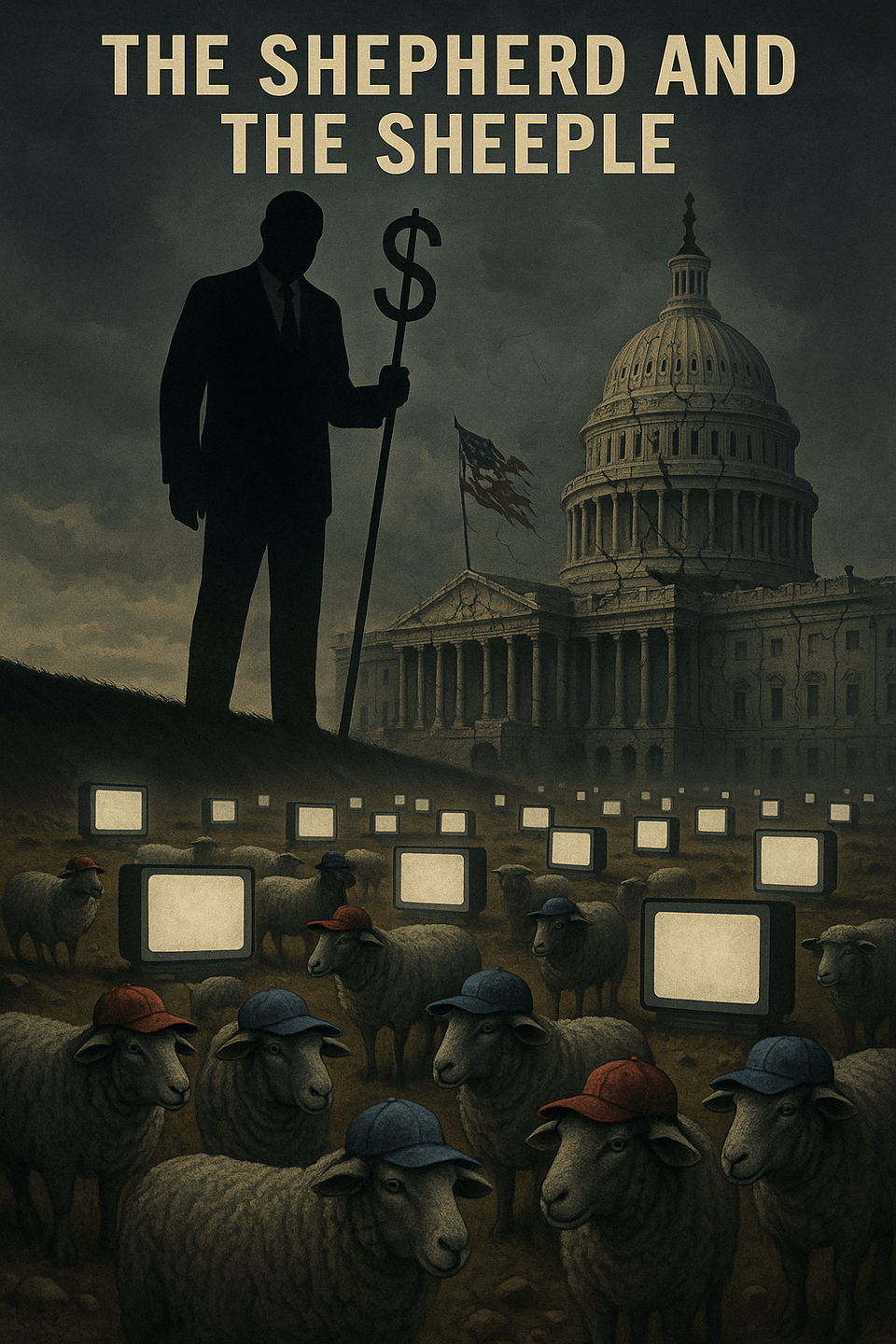 Cover artwork (cover.png) for the article titled The Shepherd and The Sheeple.
